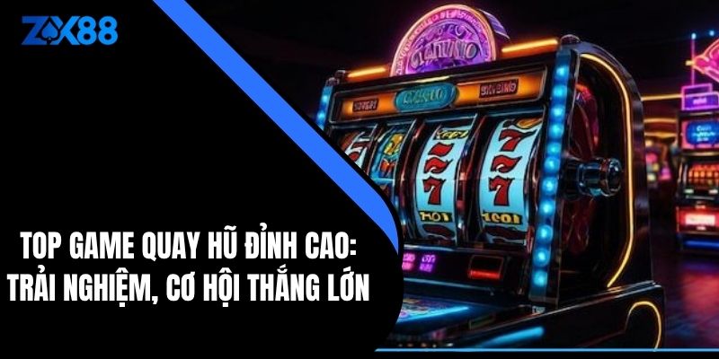 Top Game Quay Hũ Đỉnh Cao: Trải Nghiệm, Cơ Hội Thắng Lớn